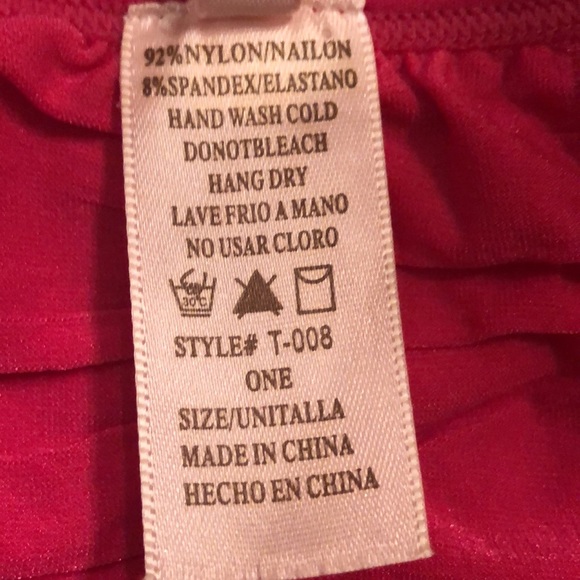 🆕💄Hot pink Stretchy puckered vertical stripe stretch tank camisole top - Picture 3 of 8